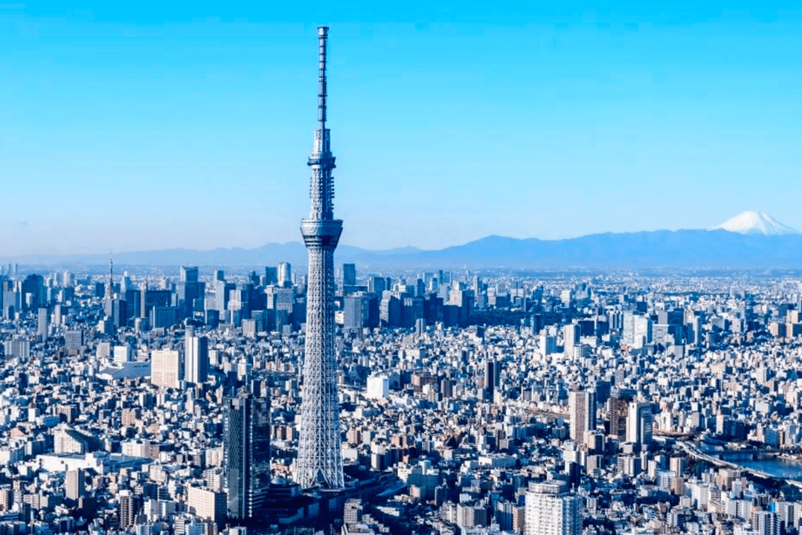 Vista de Japon desde la torre mas alta del mundo Tokyo Skytree uai